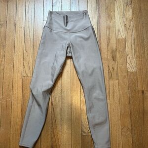 ALO Yoga High-Waisted Taupe Leggings